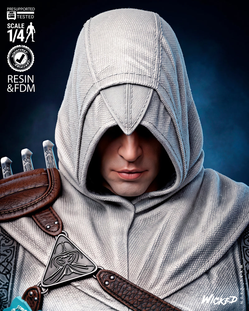Altair Portrait Bust resin bust kit view 3