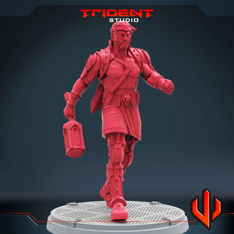 Hercules Marvel MCP-compatible 40mm resin proxy miniature by Trident Miniatures - product image 3