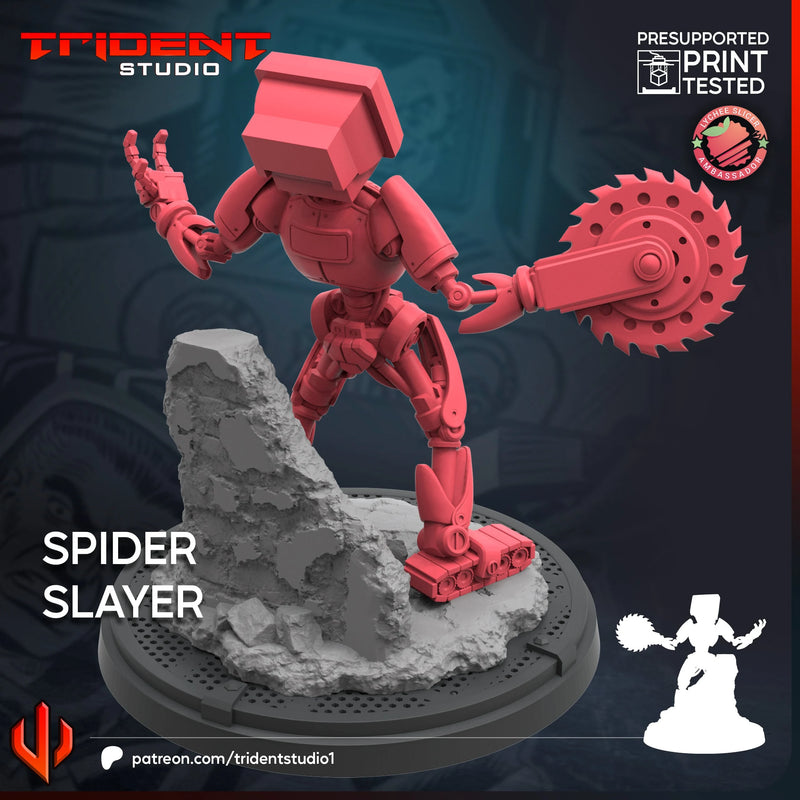 Spider Slayer Marvel MCP-compatible 40mm resin proxy miniature by Trident Miniatures - product image 3