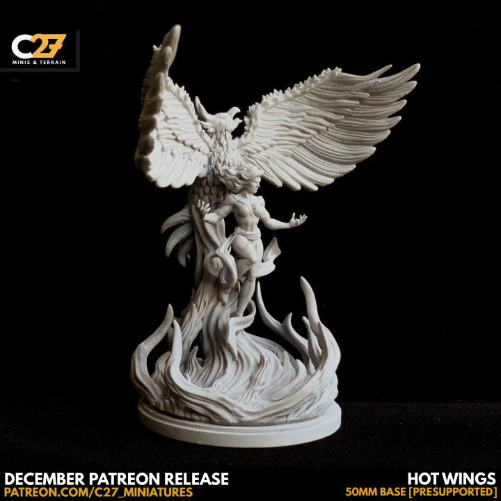 Phoenix (Dec 2021 Sculpt) Marvel MCP-compatible resin miniature by C27 Studios - product image 3
