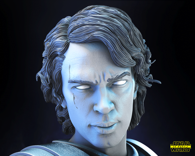 Anakin Skywalker (Clone Wars) Sculpture