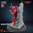 Maverick Marvel MCP-compatible 40mm resin proxy miniature by Trident Miniatures - product image 3