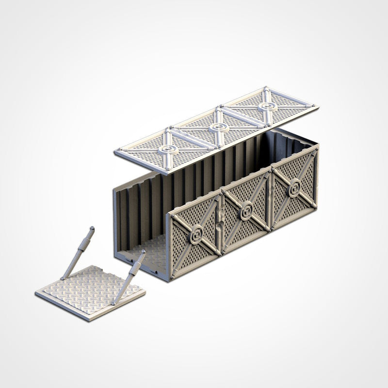 Provisions & Containers 3D printed terrain view 3
