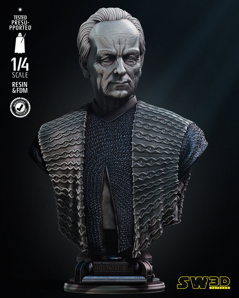 Palpatine Bust Portrait
