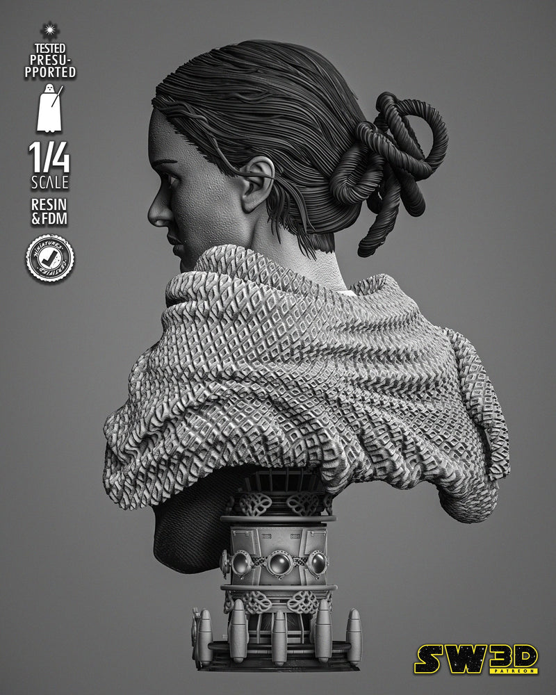 Padme Classic Portrait Bust