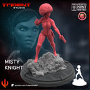 Misty Knight Marvel MCP-compatible 40mm resin proxy miniature by Trident Miniatures - product image 3