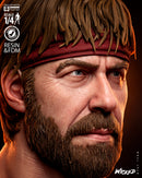 Chuck Norris Lone Wolf Bust resin bust kit view 3
