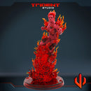 Human Torch Marvel MCP-compatible 40mm resin proxy miniature by Trident Miniatures - product image 3