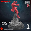 Star-Lord Rivals Marvel MCP-compatible 40mm resin proxy miniature by Trident Miniatures - product image 3