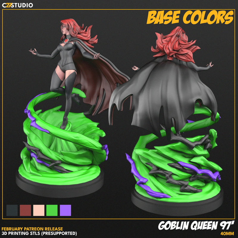 Goblin Queen 97′ Marvel MCP-compatible resin miniature by C27 Studios - product image 3
