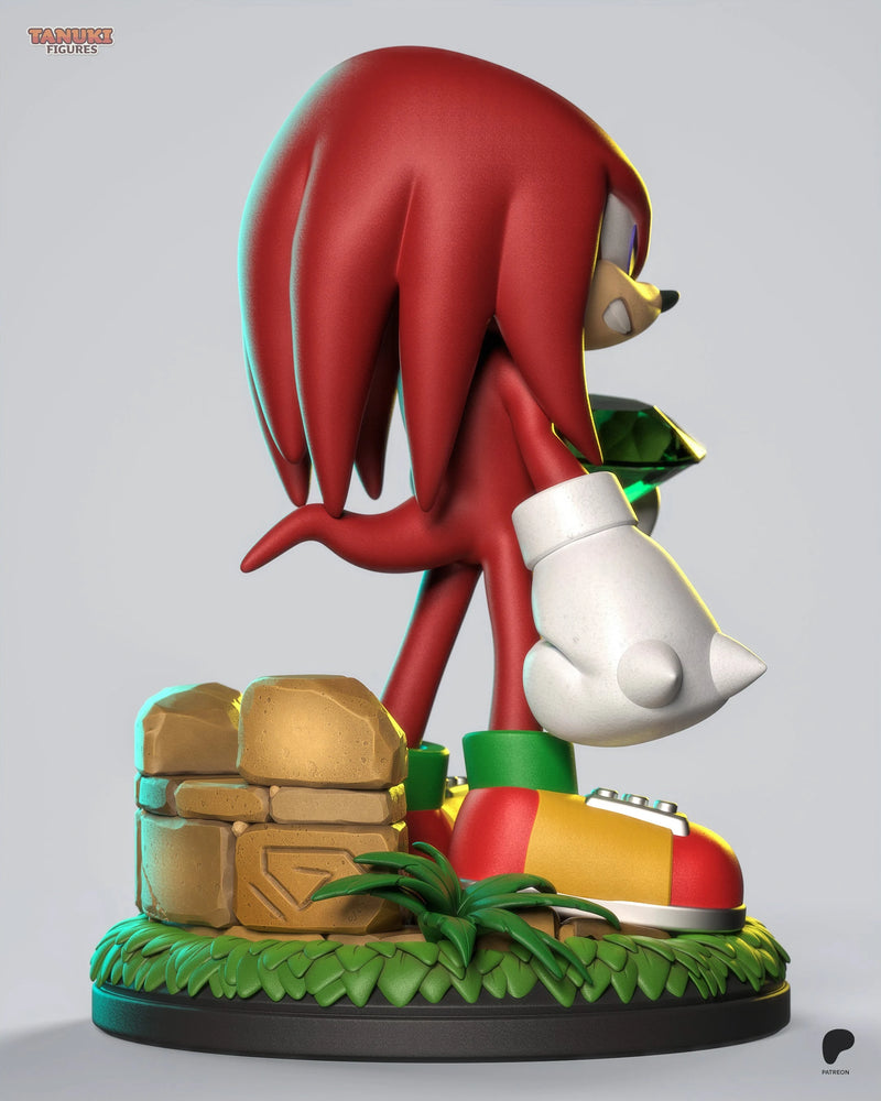 Knuckles Toon Resin Figure - Toon view 3