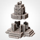Buildings In The Jungle 3D printed terrain view 3