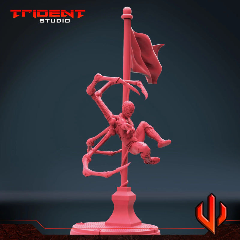 Iron Spider-Man Marvel MCP-compatible 40mm resin proxy miniature by Trident Miniatures - product image 3