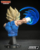Vegeta Resin Statue & Bust - Bust view 3
