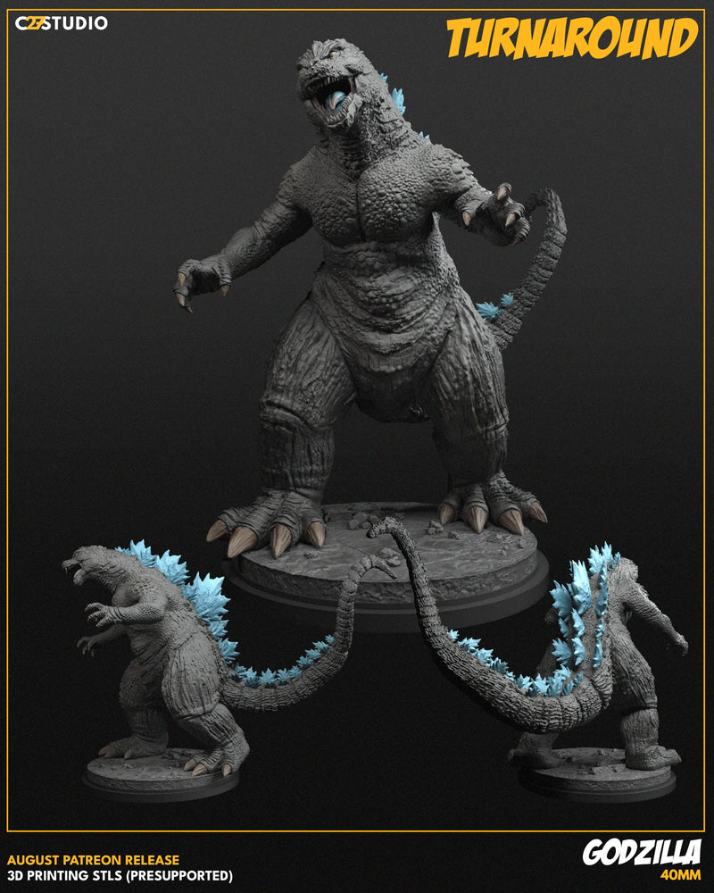 Godzilla - Godzilla MCP-Compatible Resin Miniature Godzilla MCP-compatible resin miniature by C27 Studios - product image 3