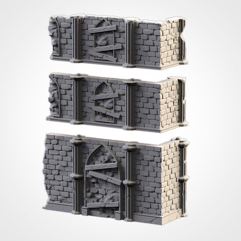 Temple Ruins 3D printed terrain view 3