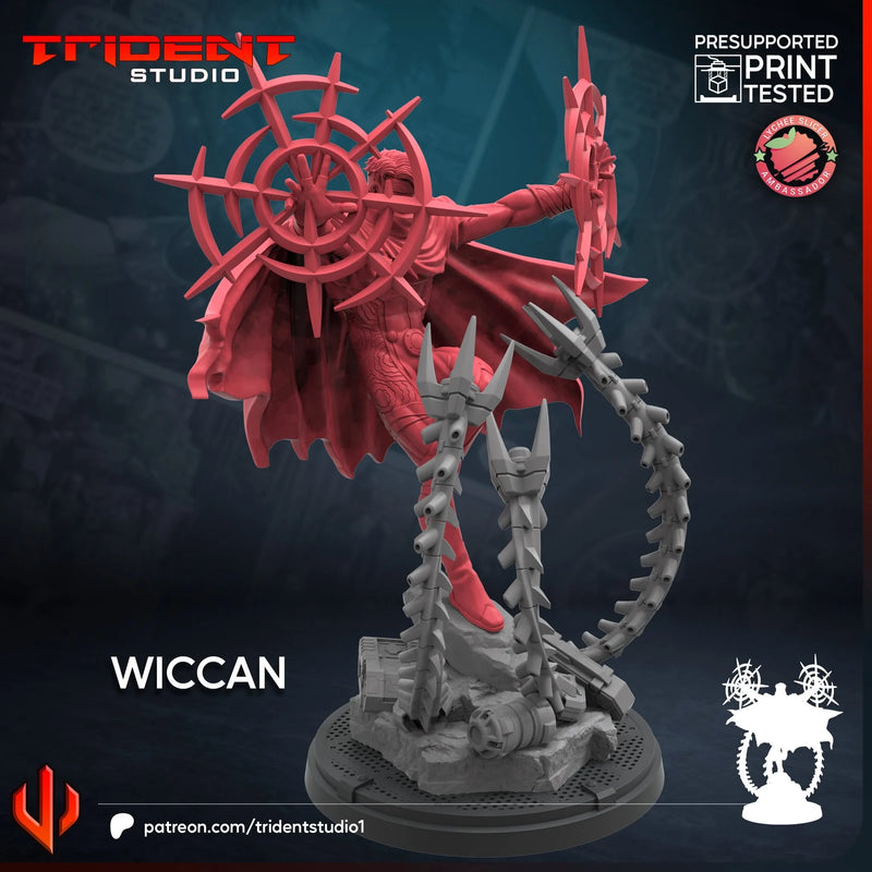 Wiccan Marvel MCP-compatible 40mm resin proxy miniature by Trident Miniatures - product image 3