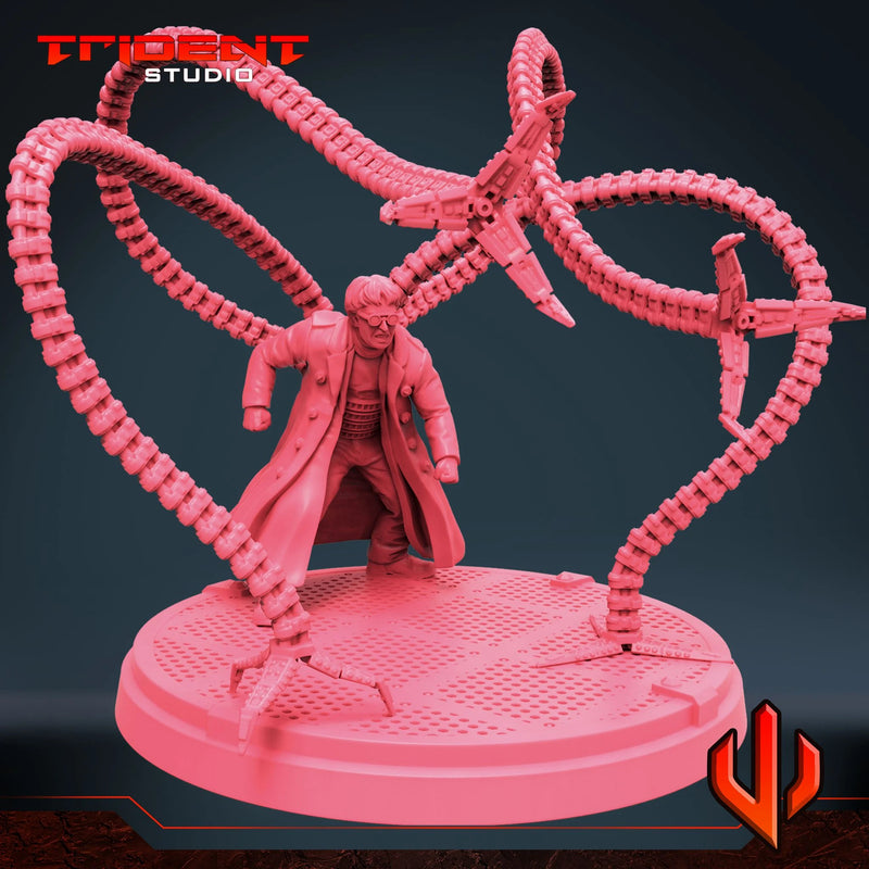 Doctor Octopus Marvel MCP-compatible 40mm resin proxy miniature by Trident Miniatures - product image 3