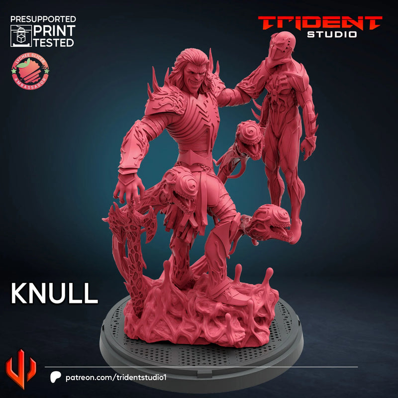 Knull Marvel MCP-compatible 40mm resin proxy miniature by Trident Miniatures - product image 3