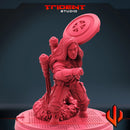 Captain Carter - Sculpt C Marvel MCP-compatible 40mm resin proxy miniature by Trident Miniatures - product image 3