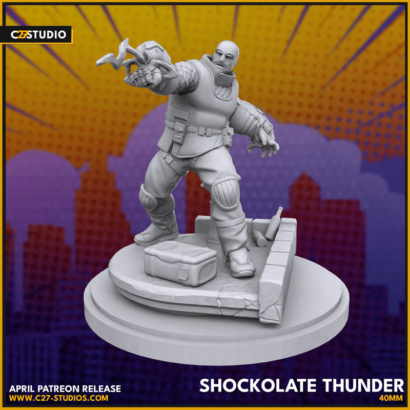 Shocker (Apr 2025 Sculpt) Marvel MCP-compatible resin miniature by C27 Studios - product image 3