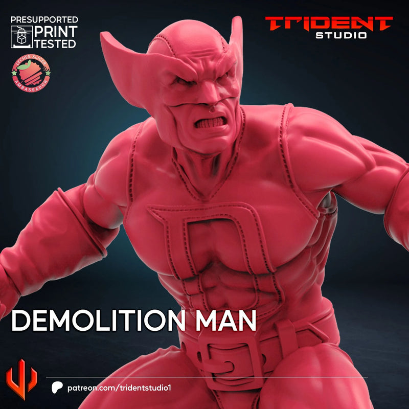 Demolition Man Marvel MCP-compatible 40mm resin proxy miniature by Trident Miniatures - product image 3