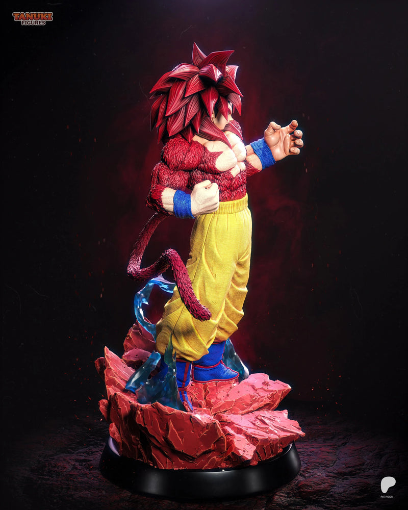 Goku SSJ4 Resin Statue & Bust - Full Size view 3