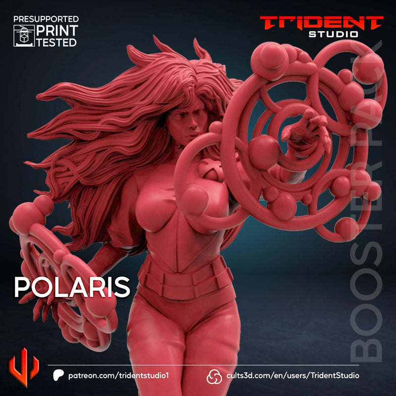 Polaris Marvel MCP-compatible 40mm resin proxy miniature by Trident Miniatures - product image 3