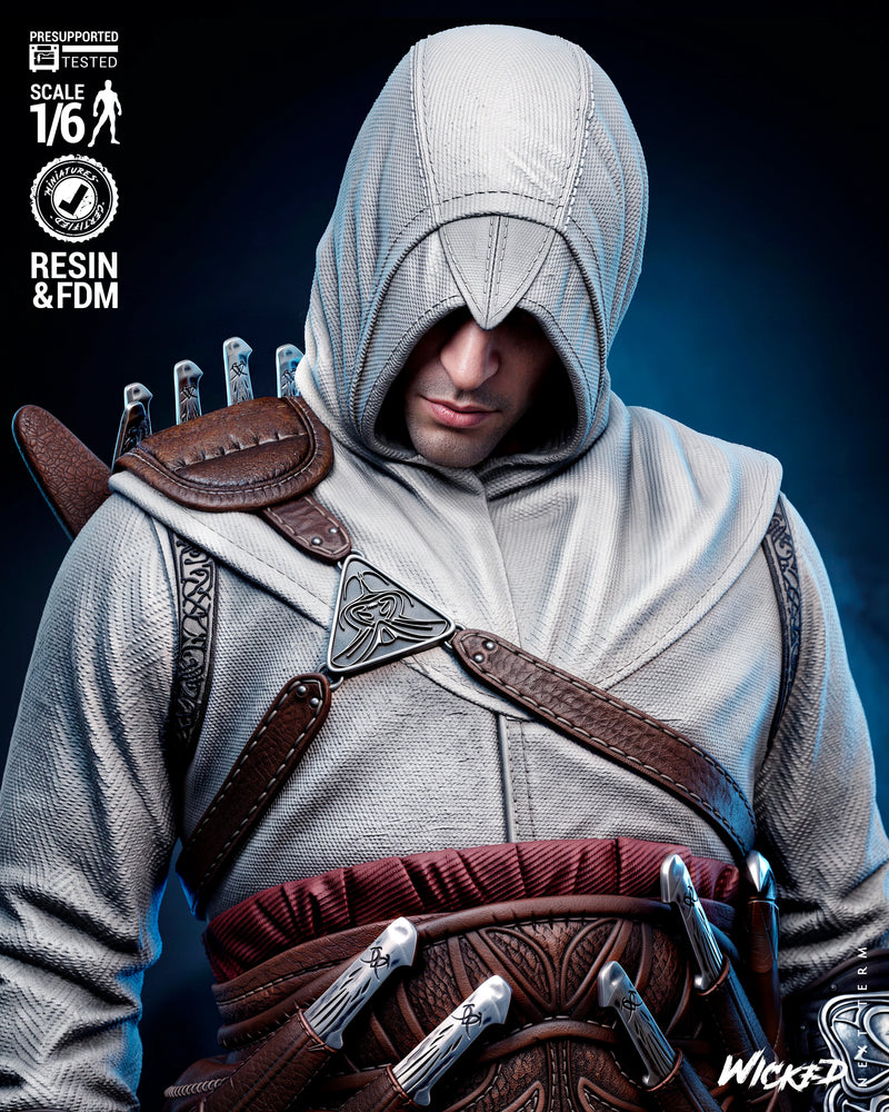 Altair Sculpture resin statue kit view 3