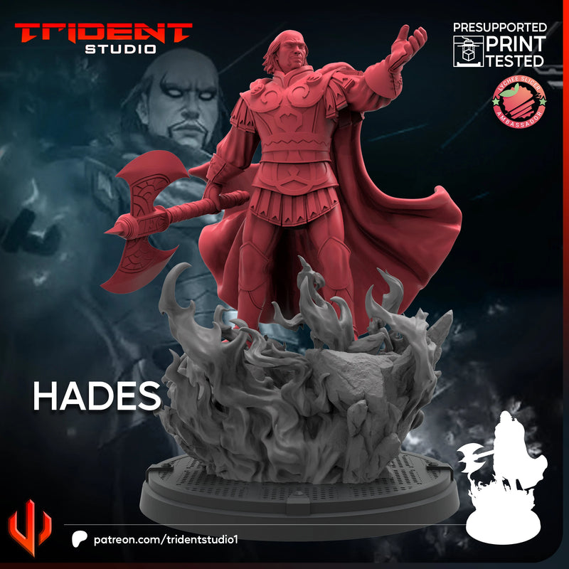 Hades Marvel MCP-compatible 40mm resin proxy miniature by Trident Miniatures - product image 3