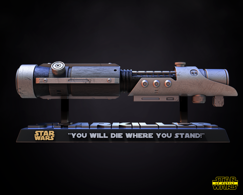 Starkiller Lightsaber Sculpture