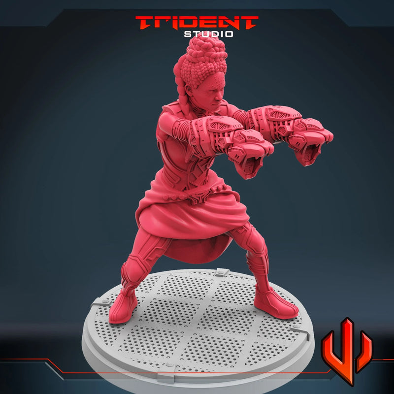 Shuri Marvel MCP-compatible 40mm resin proxy miniature by Trident Miniatures - product image 3