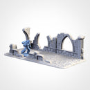 Classic Ruins WTC Set 02 3D printed terrain view 3