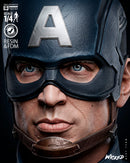 Captain America Winter Soldier Portrait Bust resin bust kit view 3