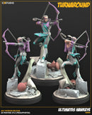 Hawkeye (Jul 2025 Sculpt) Marvel MCP-compatible resin miniature by C27 Studios - product image 3