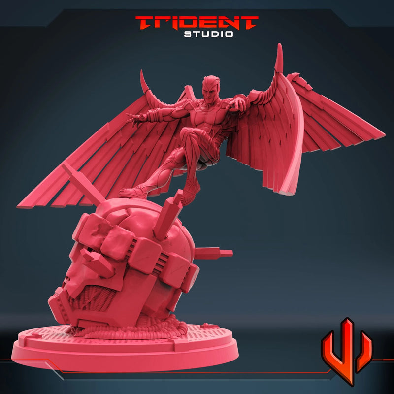 Arch Angel Marvel MCP-compatible 40mm resin proxy miniature by Trident Miniatures - product image 3