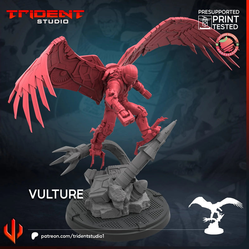 Vulture Marvel MCP-compatible 40mm resin proxy miniature by Trident Miniatures - product image 3