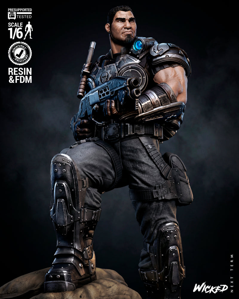 Dominic Santiago Sculpture resin statue kit view 3