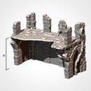 Abandoned Ruins GW 10th 3D printed terrain view 3