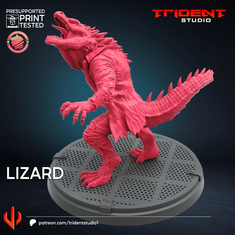 Lizard Spider-Man 2 Video Game Marvel MCP-compatible 40mm resin proxy miniature by Trident Miniatures - product image 3