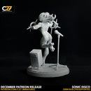 Dazzler (Dec 2021 Sculpt) Marvel MCP-compatible resin miniature by C27 Studios - product image 3