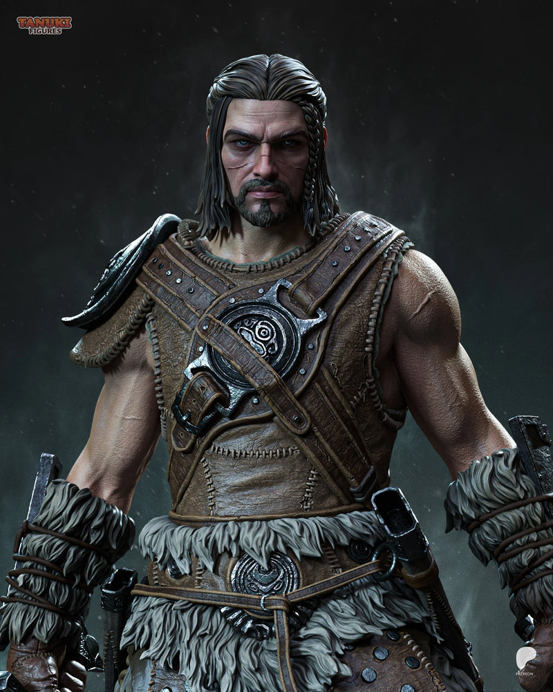 Dovahkiin Resin Statue & Bust - Full Size view 3