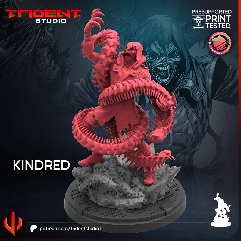Kindred Marvel MCP-compatible 40mm resin proxy miniature by Trident Miniatures - product image 3