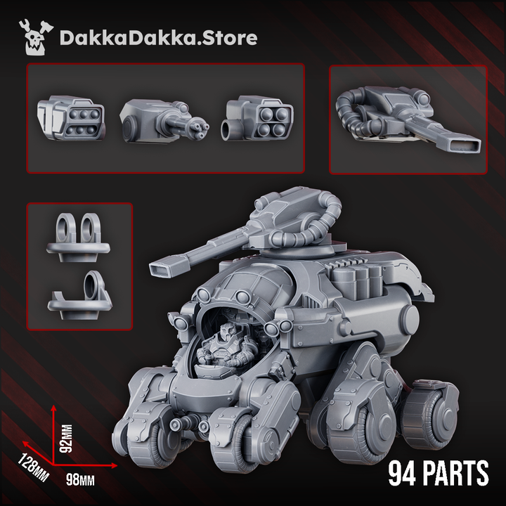 Starforged Gyro Truck - DakkaDakka Resin Vehicle Kit - image 3