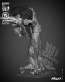 Cyclops Zombie Portrait Bust resin bust kit view 3