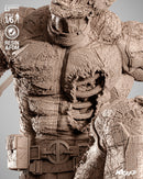 Deadpool Zombie Sculpture resin statue kit view 3