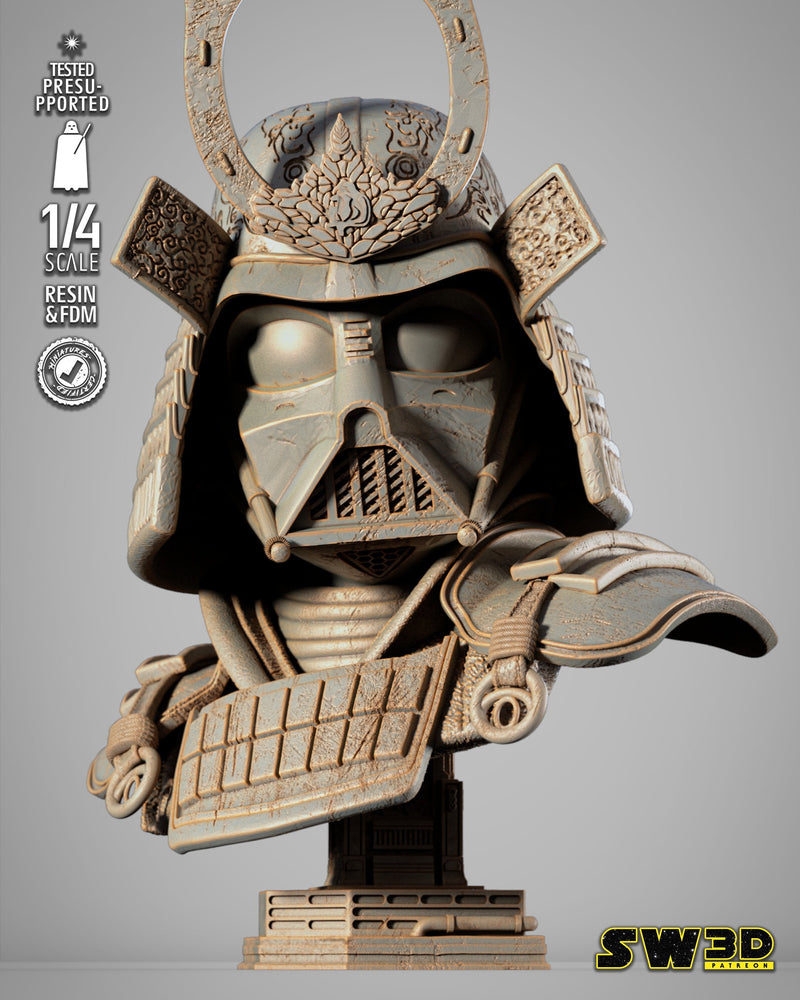 Darth Vader Samurai Portrait Bust