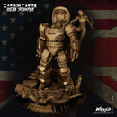 Cap. Carter + Hydra Stomper Sculpture resin statue kit view 3