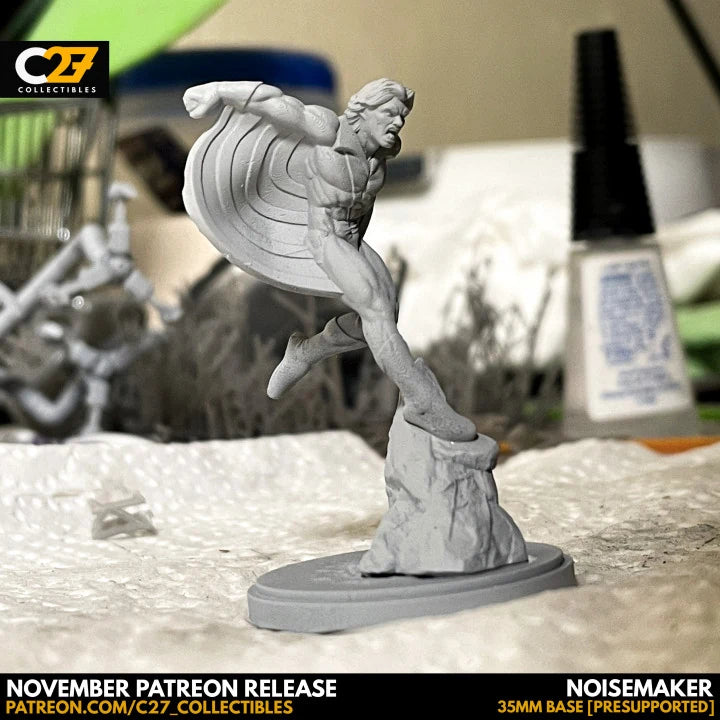 Banshee Marvel MCP-compatible resin miniature by C27 Studios - product image 3