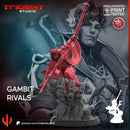 Gambit Rivals Marvel MCP-compatible 40mm resin proxy miniature by Trident Miniatures - product image 3